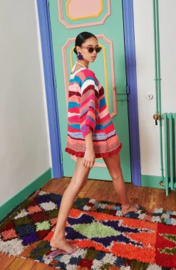 Celia B Crochet>Celebes Dress Pink