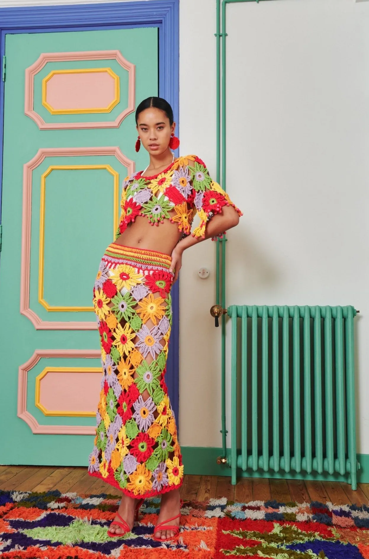 Celia B Crochet>Dover Skirt Multi