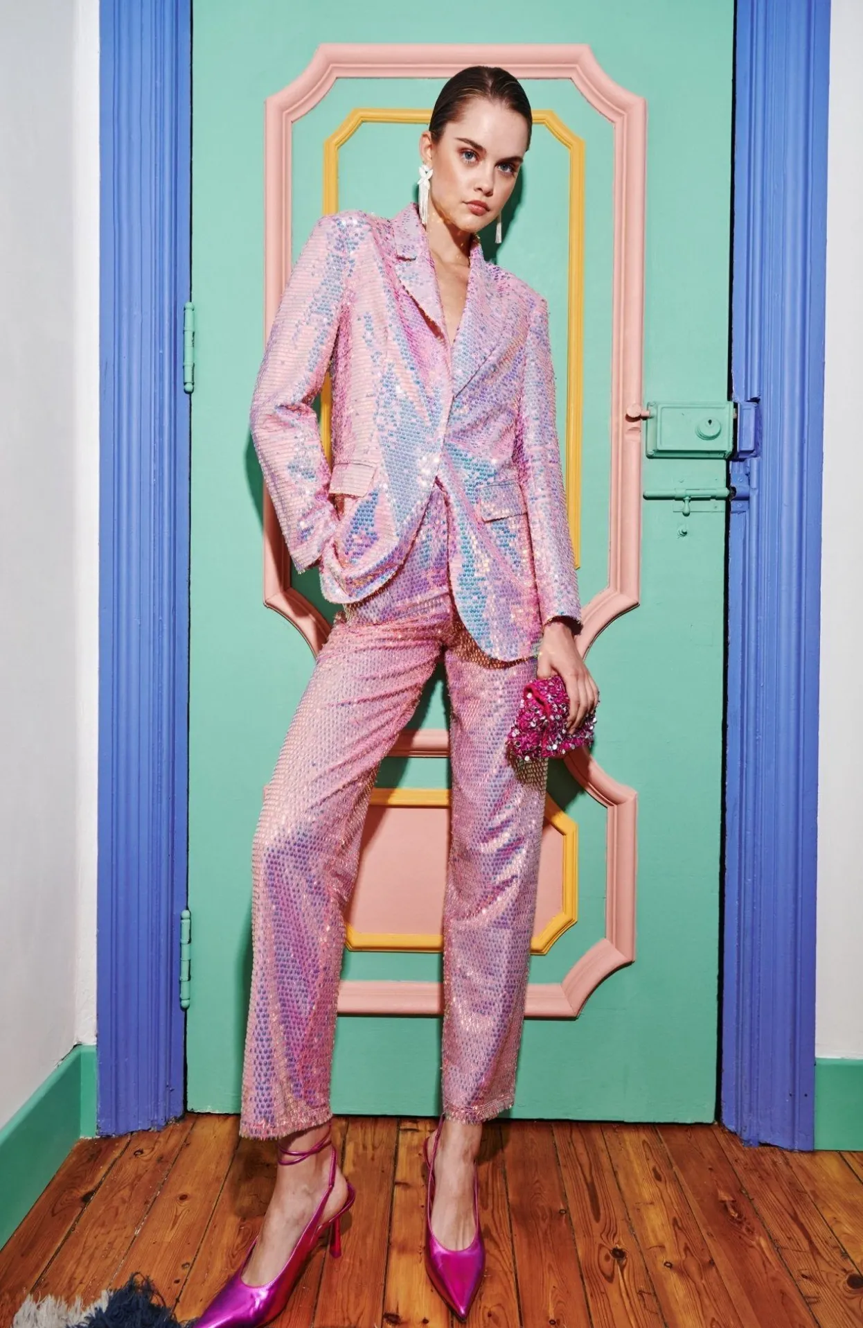 Celia B Pants>Kimbazi Pants Pink