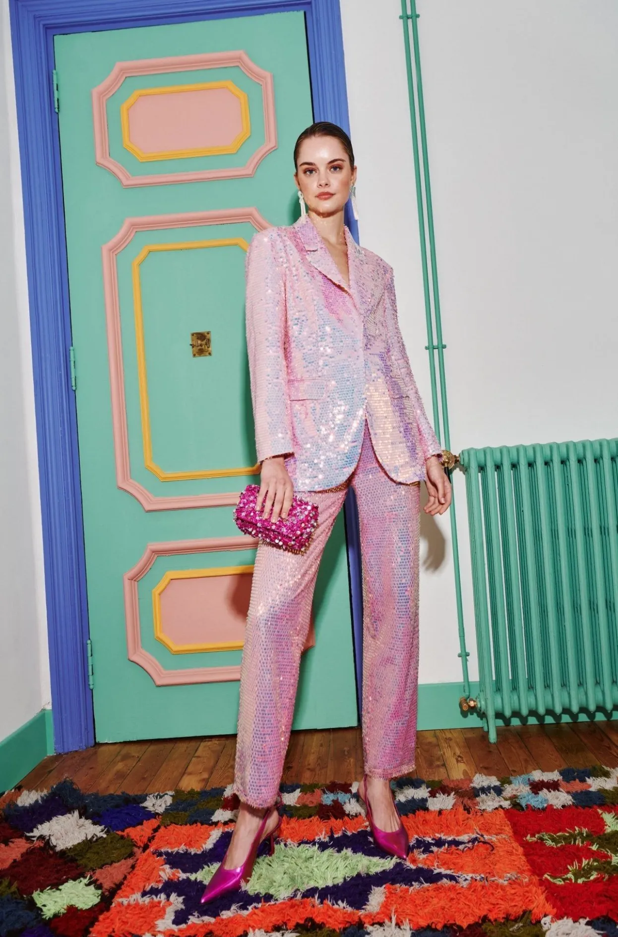 Celia B Pants>Kimbazi Pants Pink