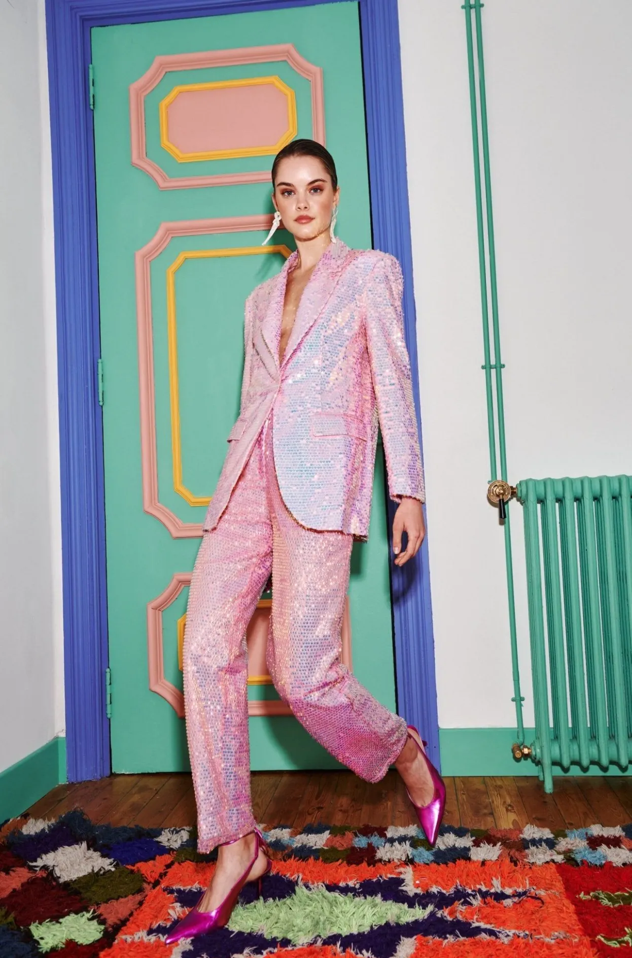 Celia B Pants>Kimbazi Pants Pink