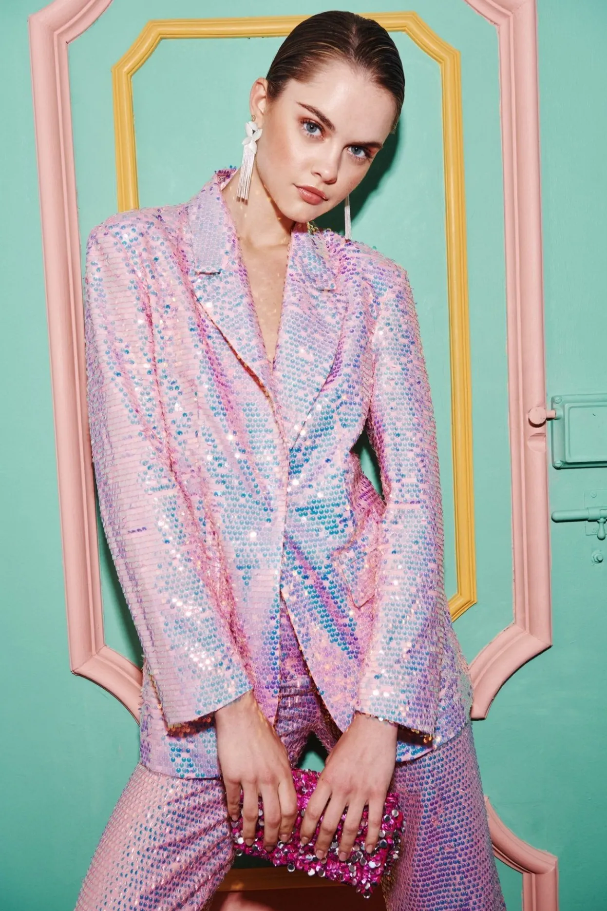 Celia B Pants>Kimbazi Pants Pink