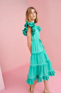 Celia B Dresses>Moonlit Dress Blue