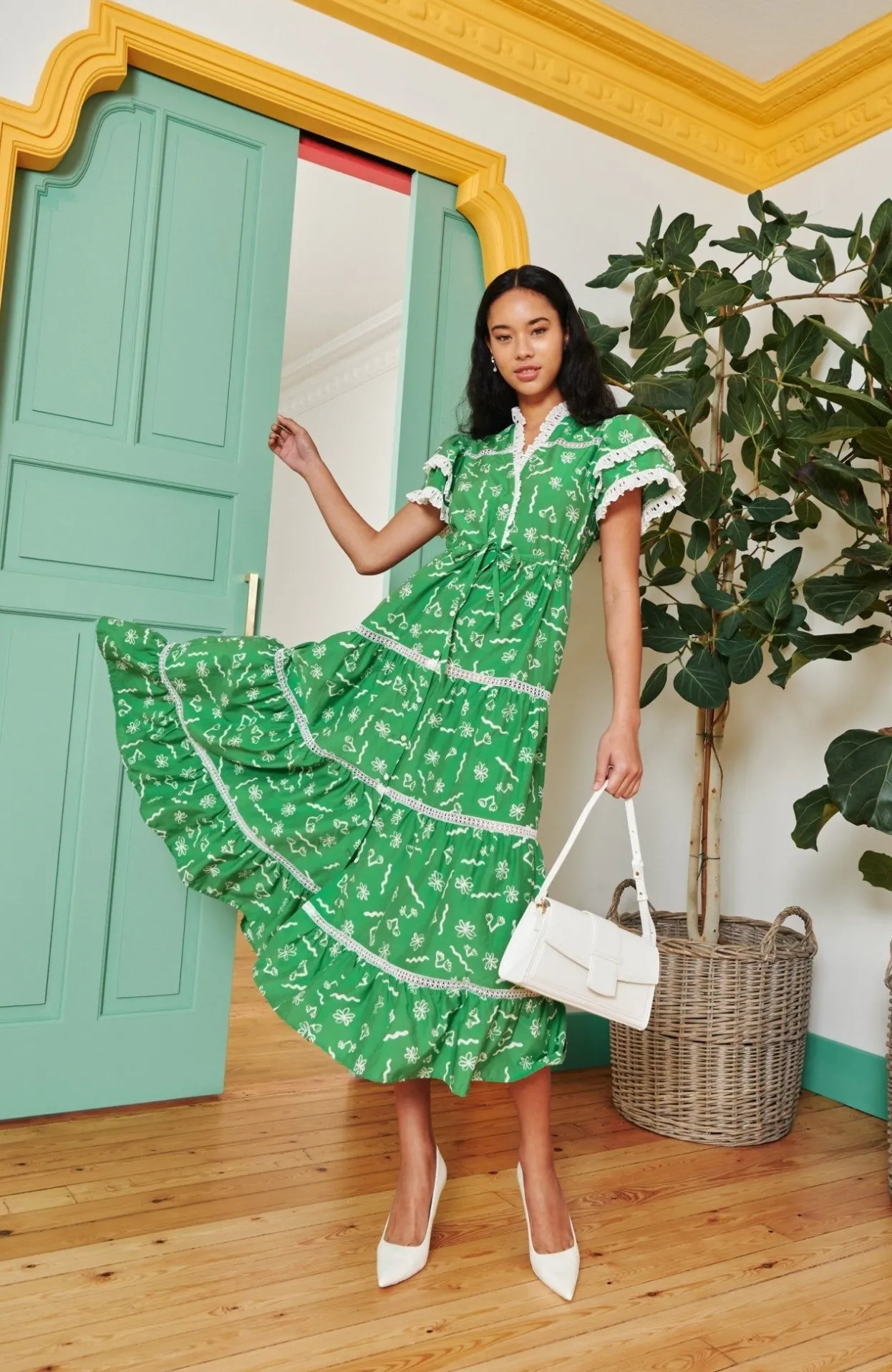 Celia B Dresses>Sedna Dress-Green