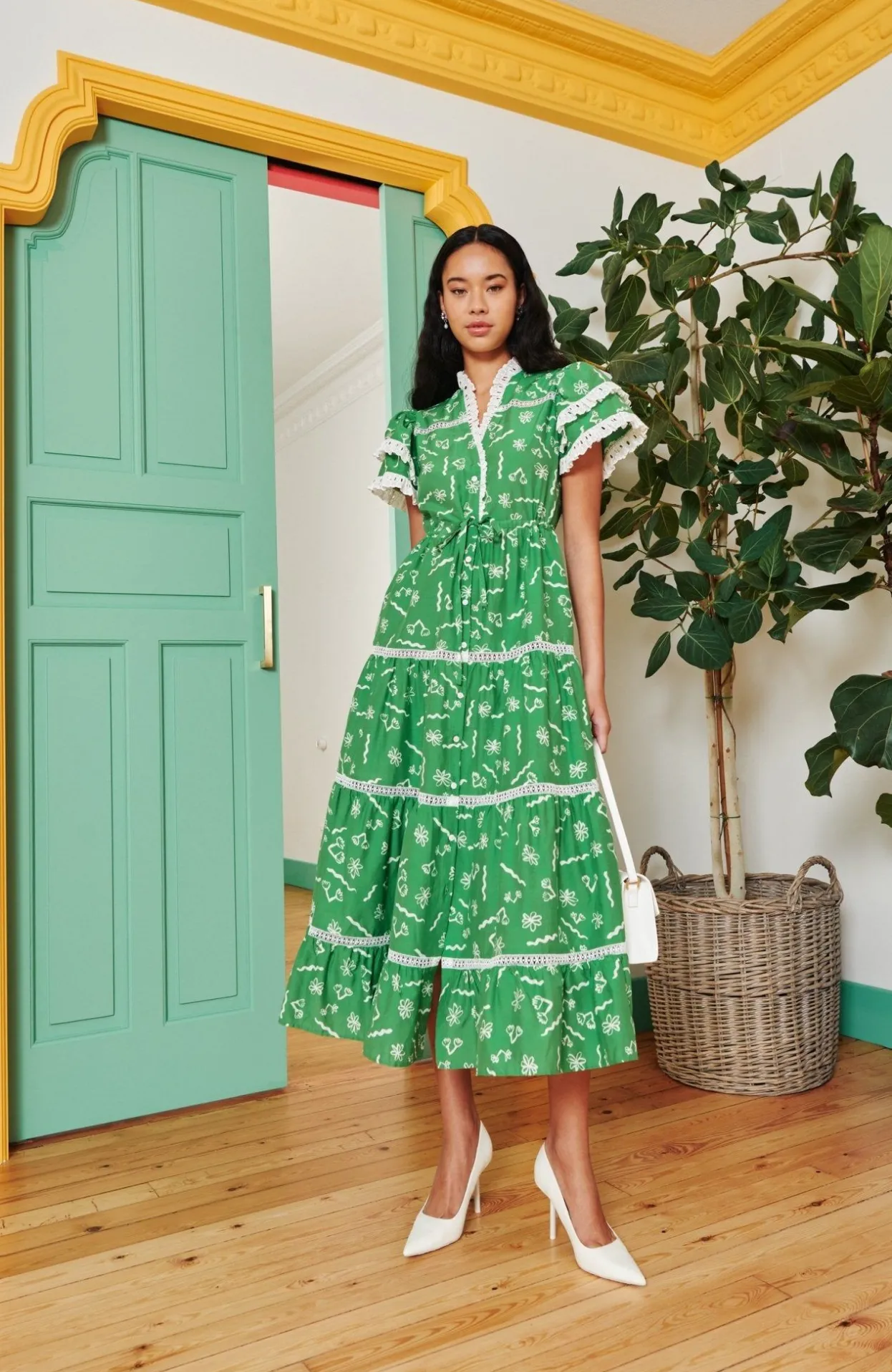 Celia B Dresses>Sedna Dress-Green