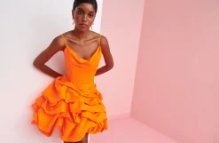 Celia B Dresses>Serenity Dress Neon Orange