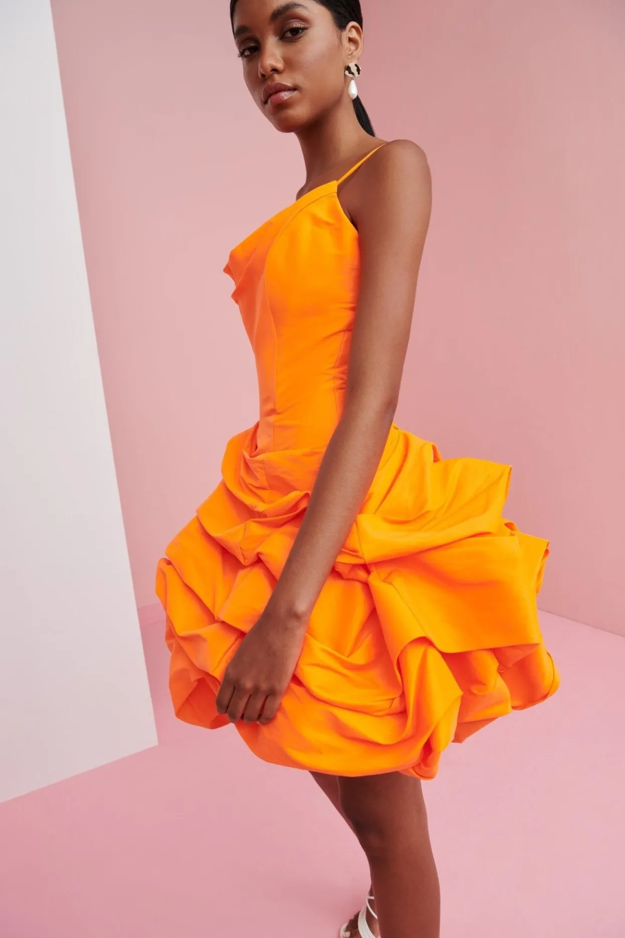 Celia B Dresses>Serenity Dress Neon Orange