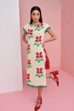 Celia B Crochet>Sojourn Dress White