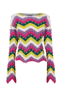 Celia B Crochet>Sulu Top Multi